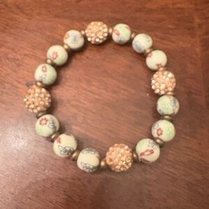 Floral Brown Handmade bracelet